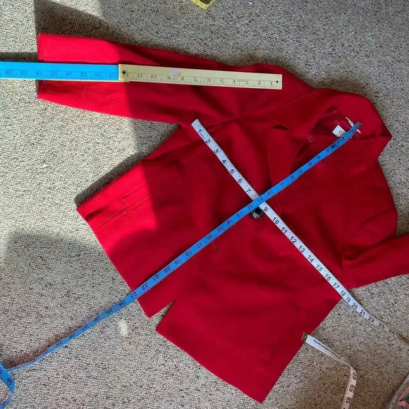 Vintage Talbots Y2K Wool Blend 1 Button Blazer Jacket Women 10P Pockets - Picture 3 of 6